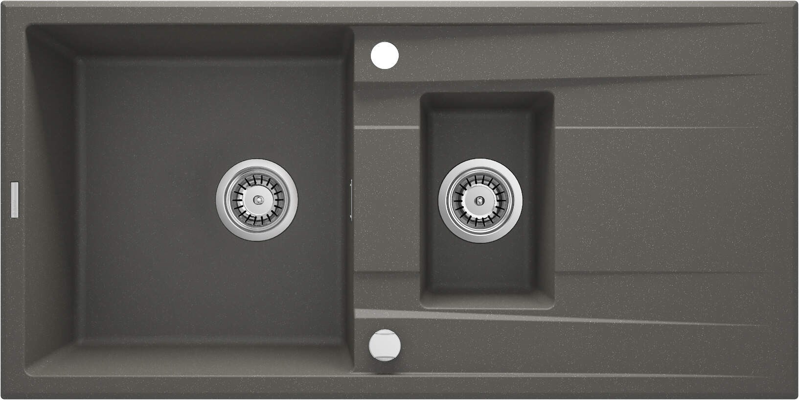 Deante 1.5-bowl granite sink with