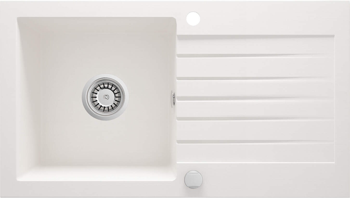 Deante 1-bowl granite sink with drainer
