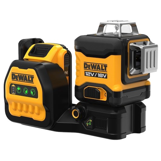 DeWalt 18v 3x360 green multi-line laser