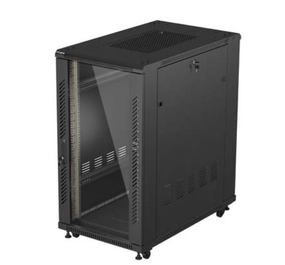 LANBERG 19" 22U 600x1000 black floor-standing