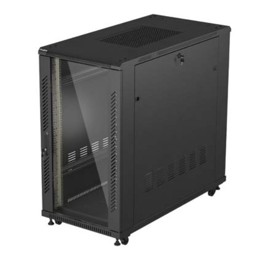LANBERG 19" 22U 600x1200 black floor-standing