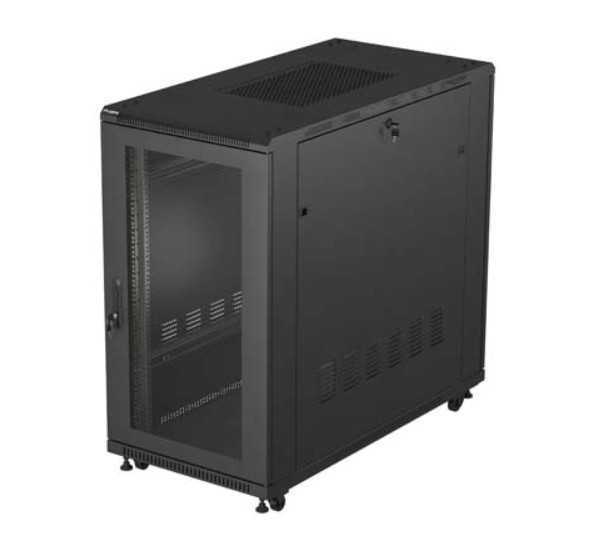 LANBERG 19" 22U 600x1200 black floor-standing