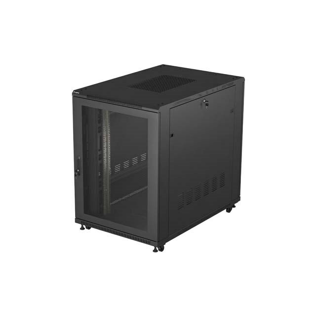 LANBERG 19" 22U 800x1200 black standing