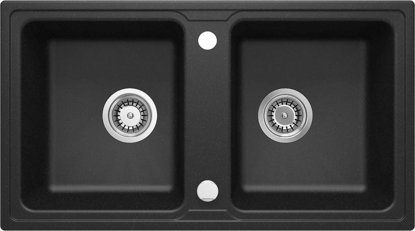 Deante 2-bowl granite sink | ZQZ_G203