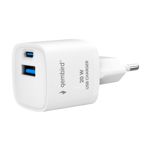 Gembird 2-Port USB fast charger with