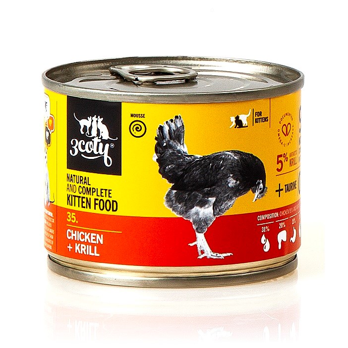 3coty 35. Chicken and krill (kitten)