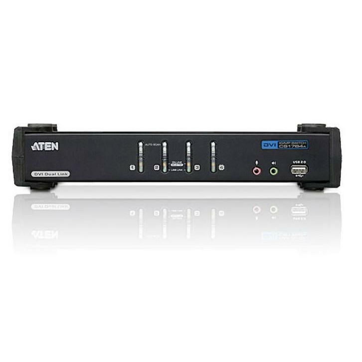 ATEN  4-Port USB DVI Dual lin