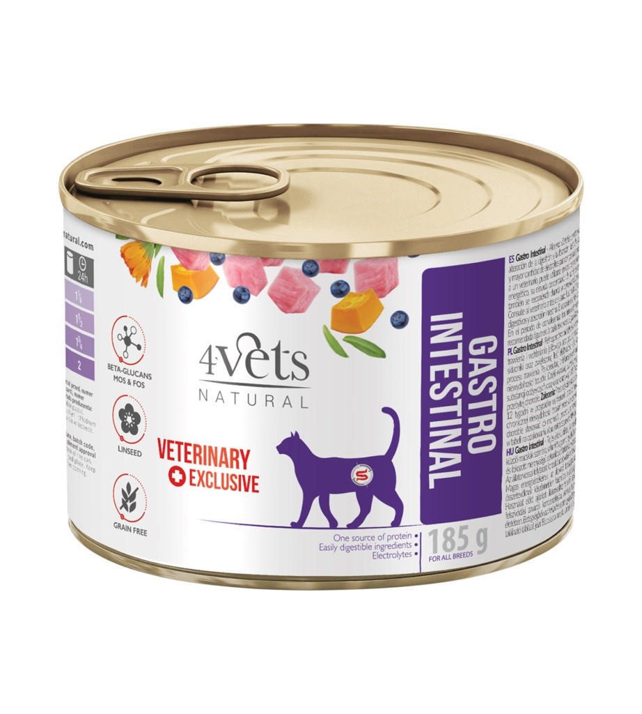 4vets  Natural Gastro Intestinal Cat -