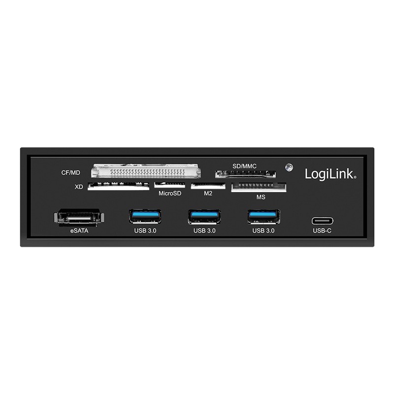 LogiLink 5,25` multifunction fron panel