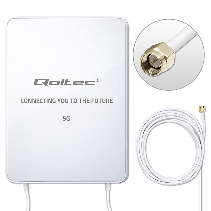Qoltec  5G LTE anetnna 16dBi SMA