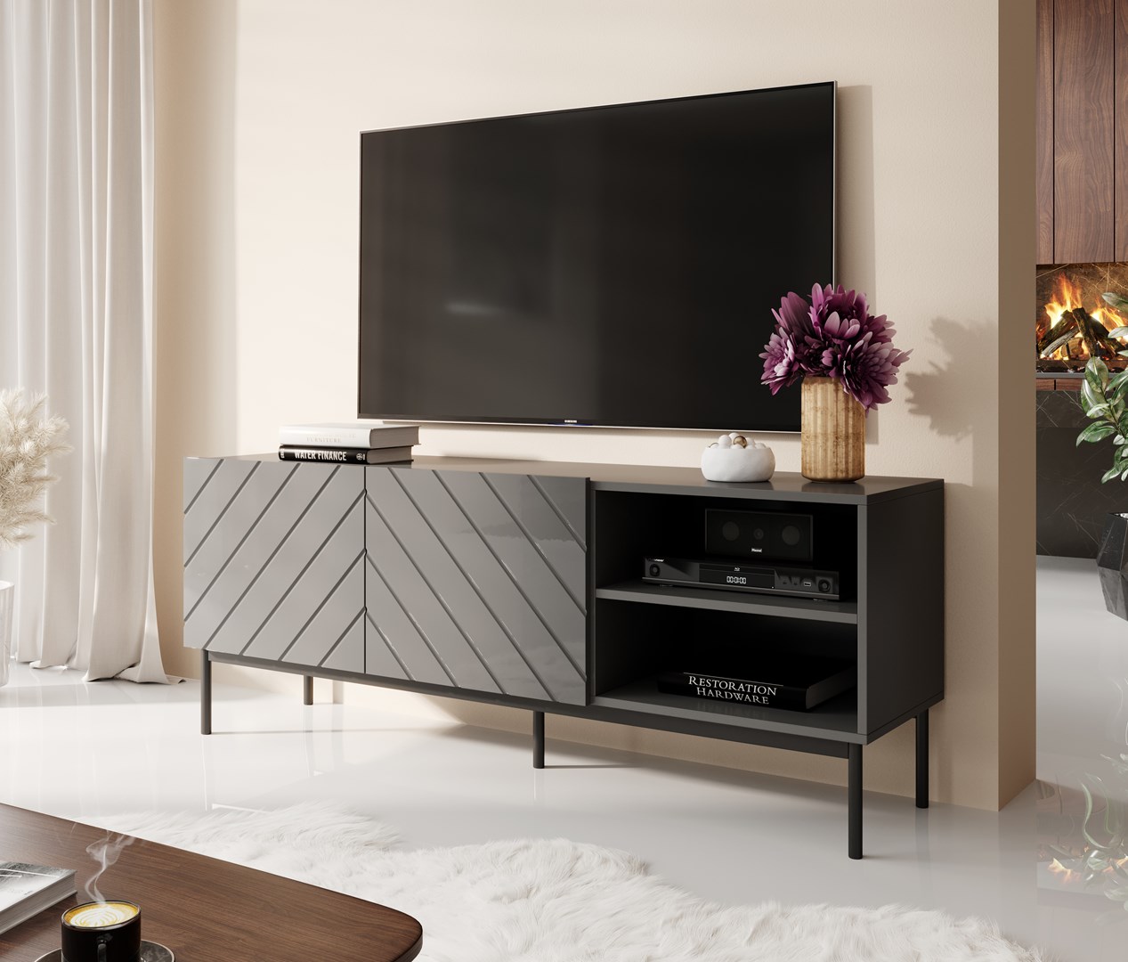 Cama MEBLE ABETO RTV cabinet on