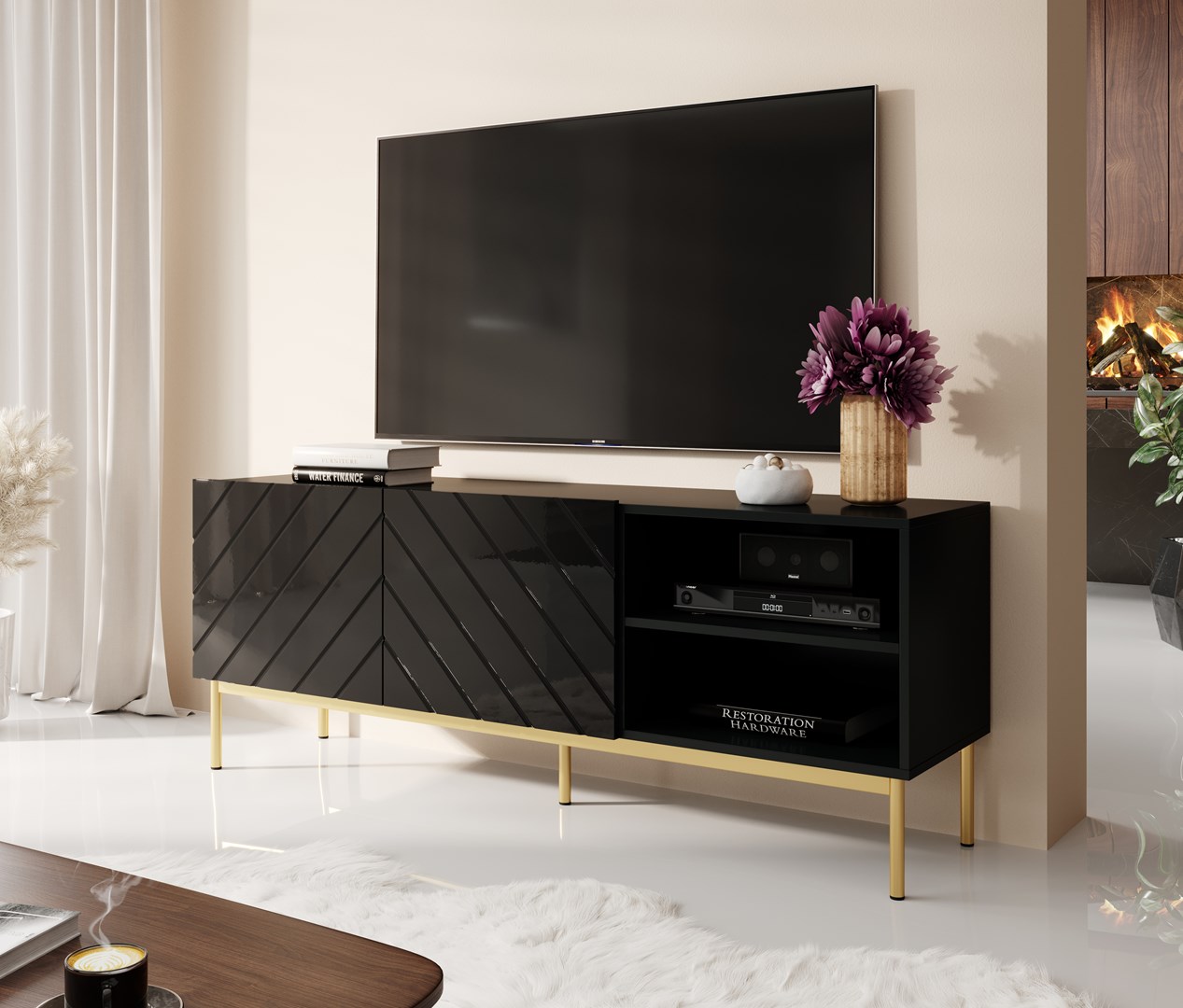 Cama MEBLE ABETO RTV cabinet on