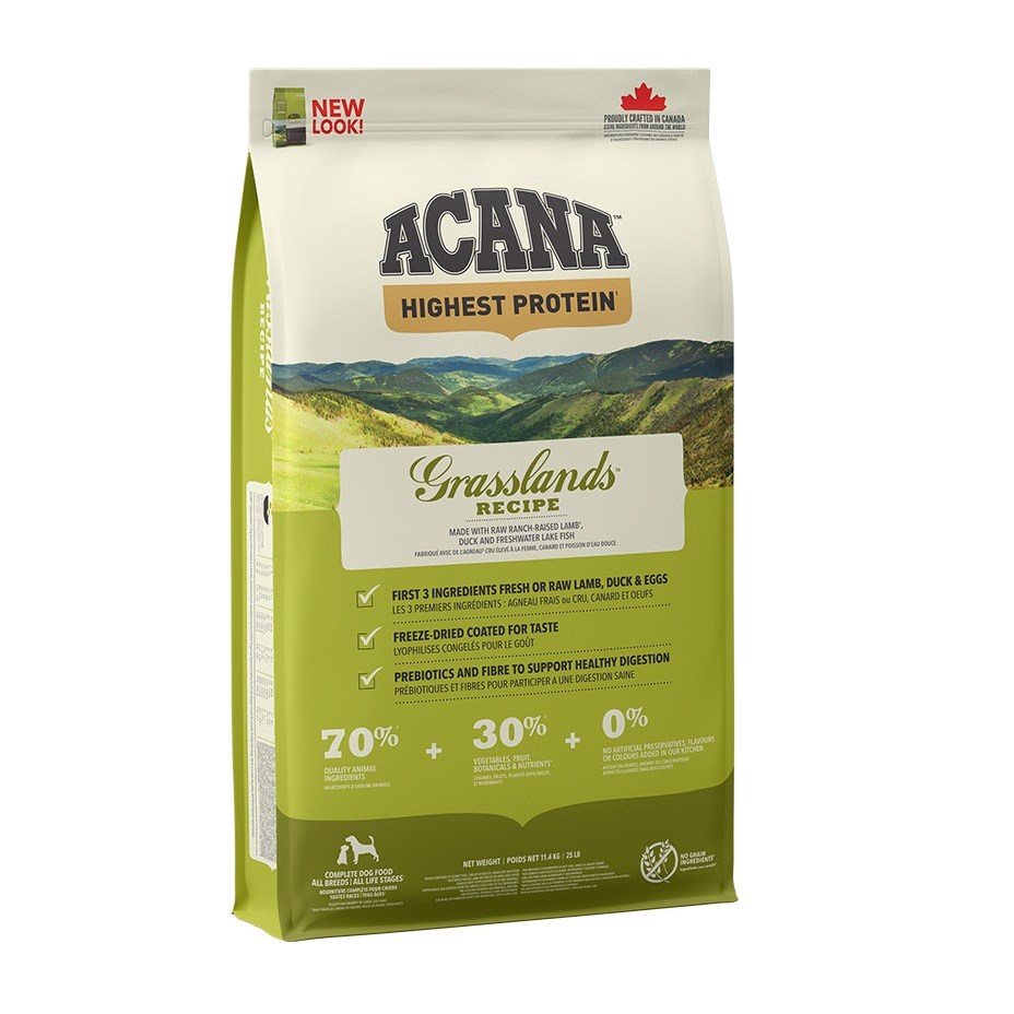 ACANA  Highest protein Grasslands Dog -