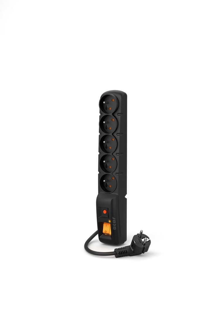 Acar  F5 Black 5 AC outlet(s)
