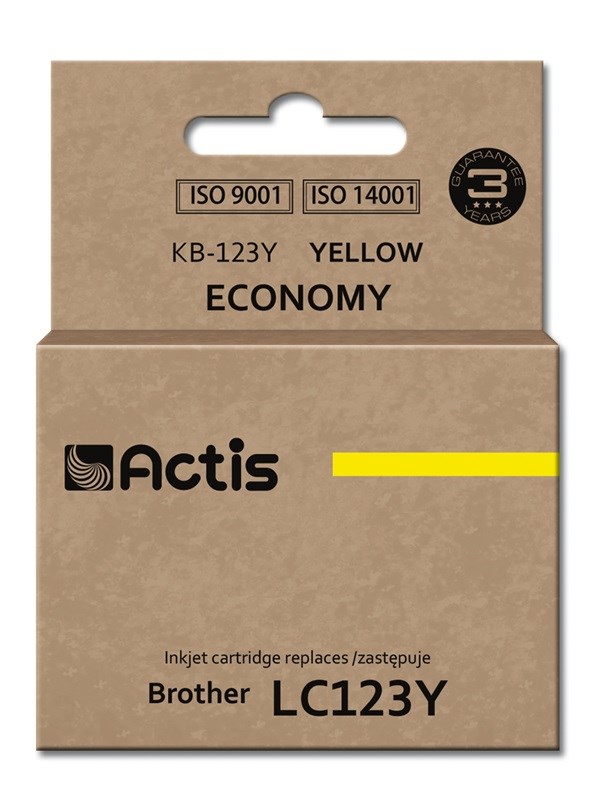 ACTIS  KB-123Y Ink (replacement for Brother