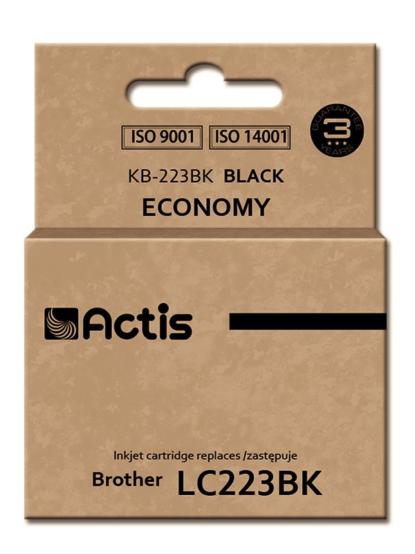 ACTIS KB-223BK ink (replacement for Brother