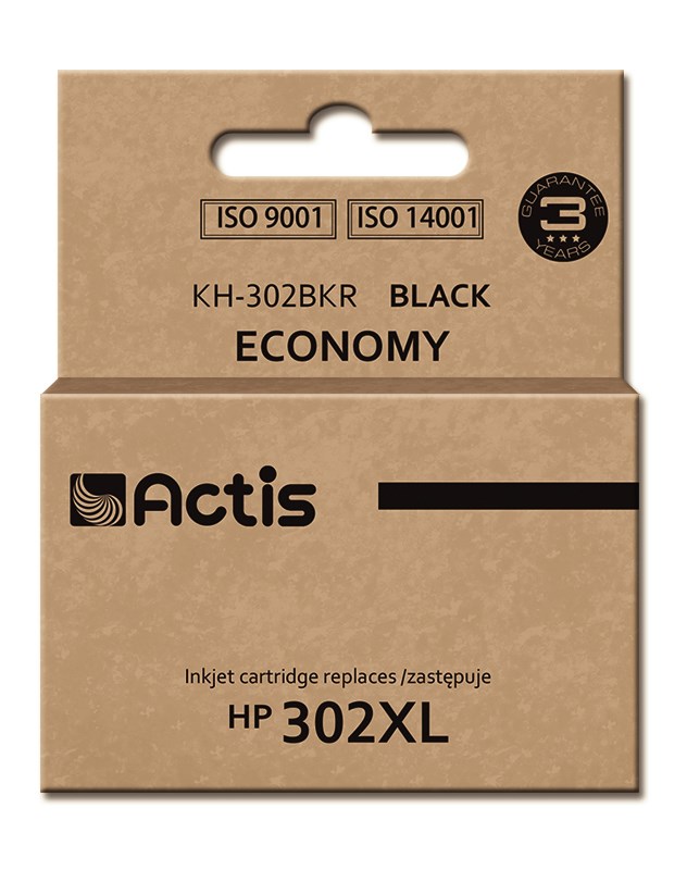 ACTIS  KH-302BKR ink (replacement for HP