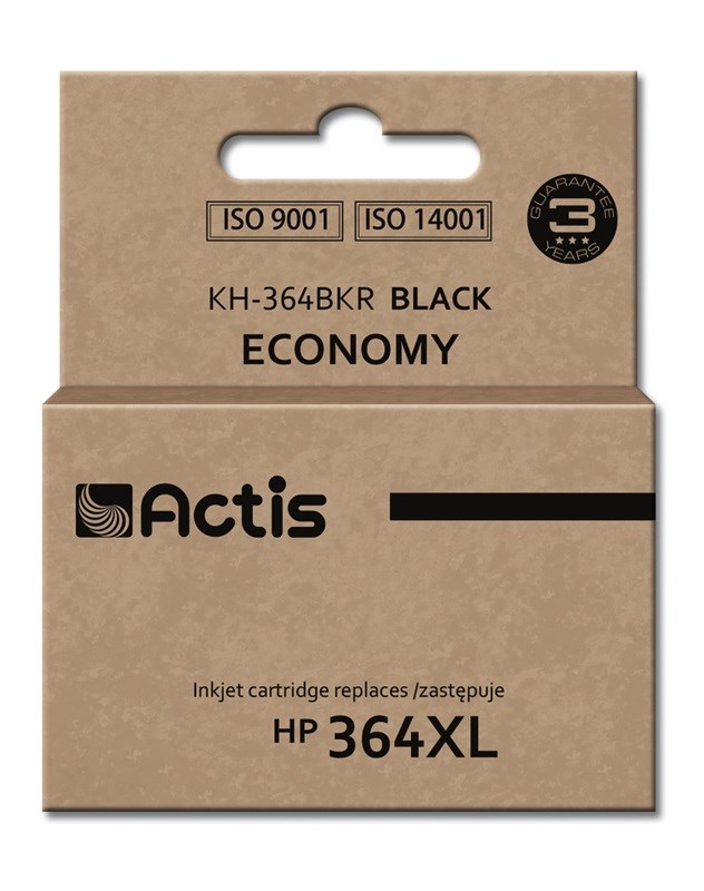 ACTIS  KH-364BKR Ink (replacement for HP