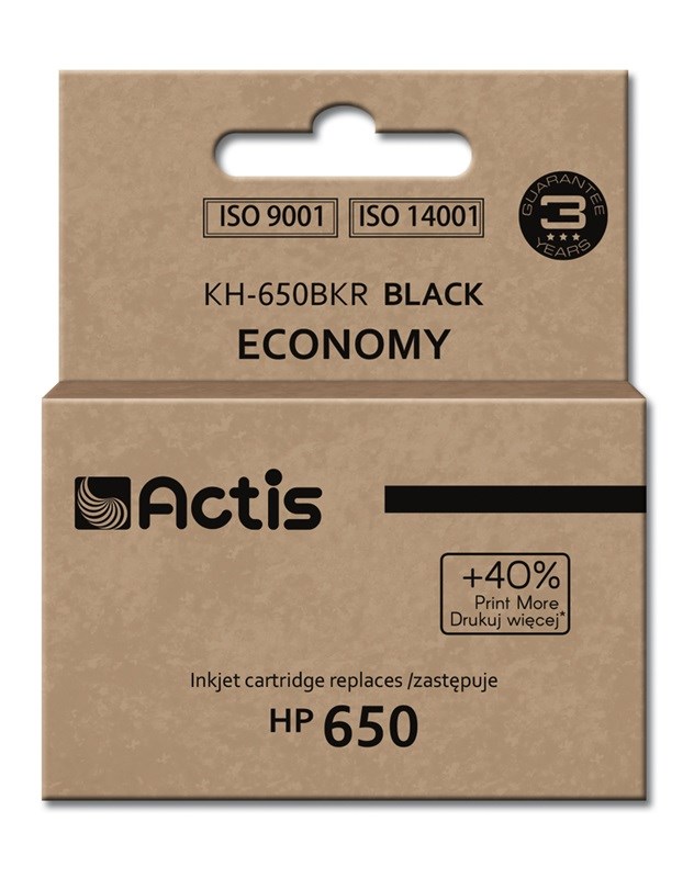 ACTIS  KH-650BKR ink (replacement for HP