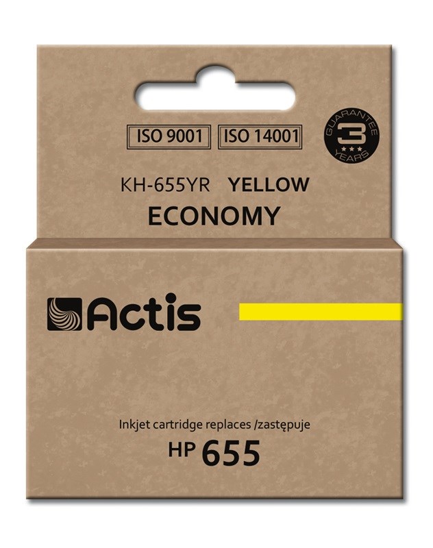 ACTIS KH-655YR ink (replacement for HP