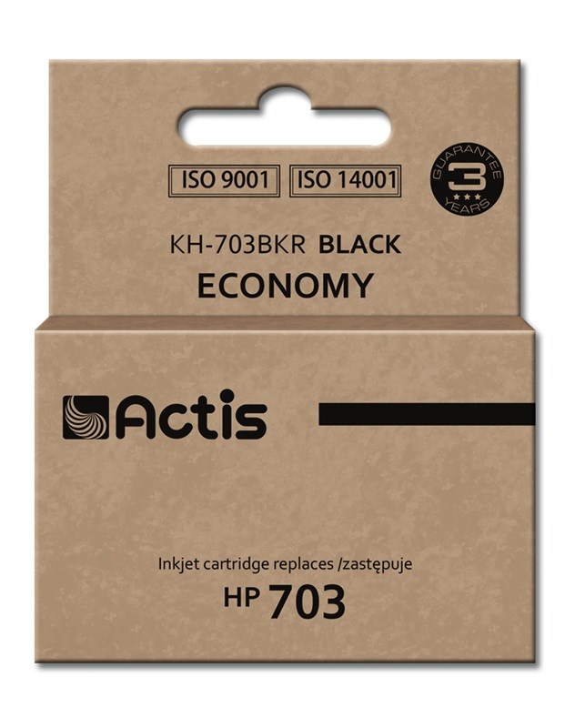 ACTIS KH-703BKR Ink (replacement HP 703