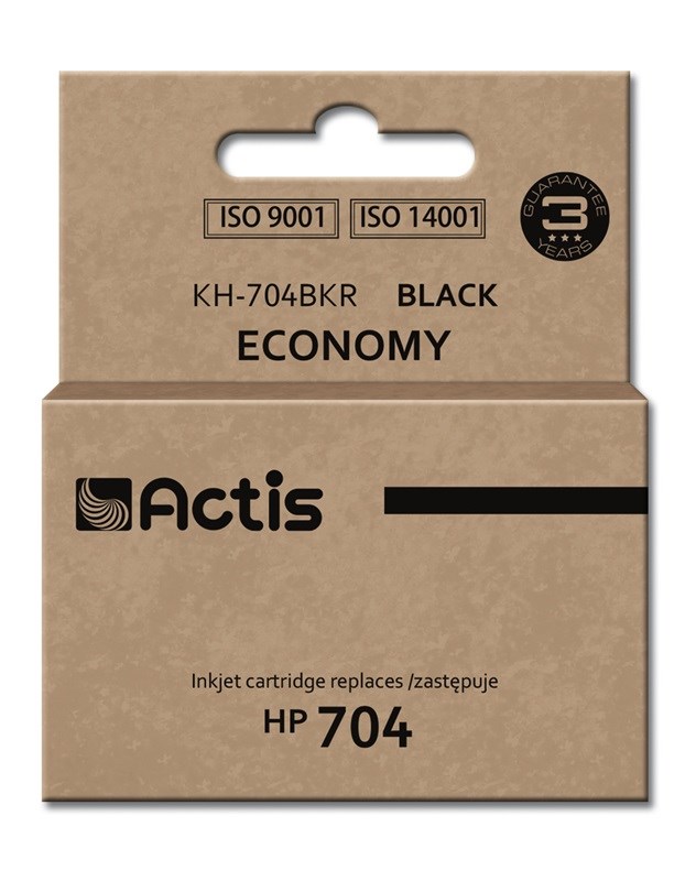 ACTIS KH-704BKR Ink (replacement HP 704