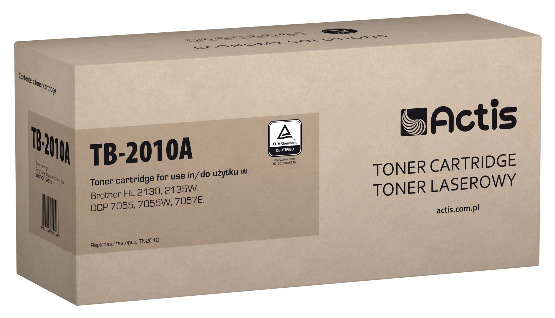 ACTIS  TB-2010A Toner (replacement for Brother