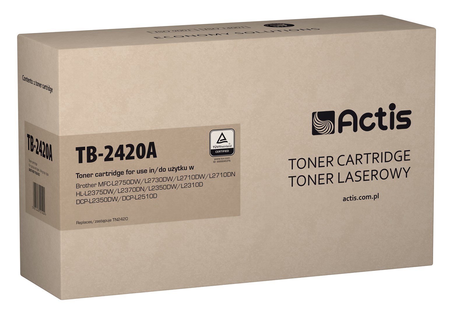 ACTIS TB-2420A Toner (replacement for Brother