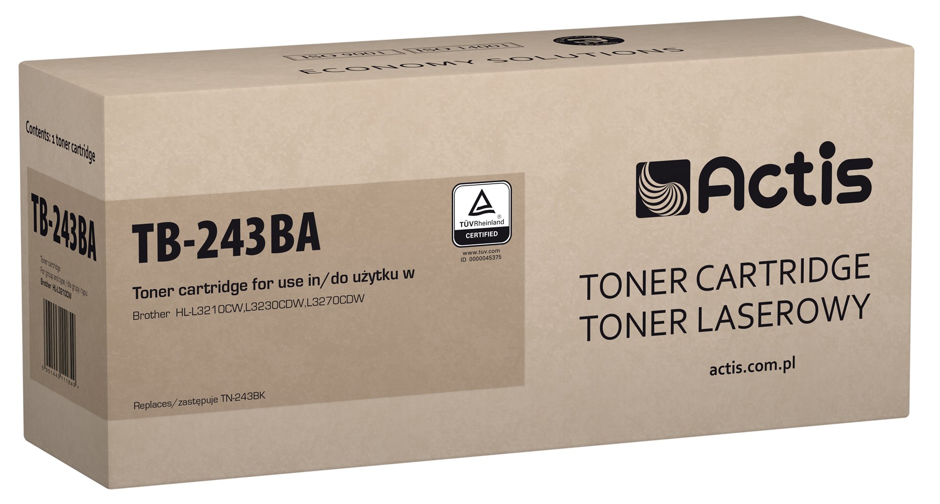 ACTIS  TB-243BA toner (replacement for Brother