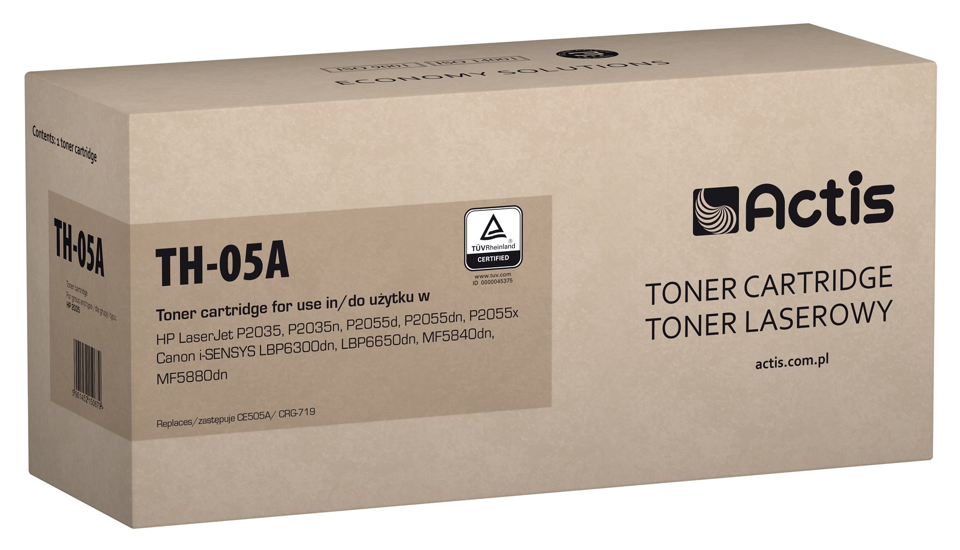ACTIS  TH-05A Toner (replacement for HP