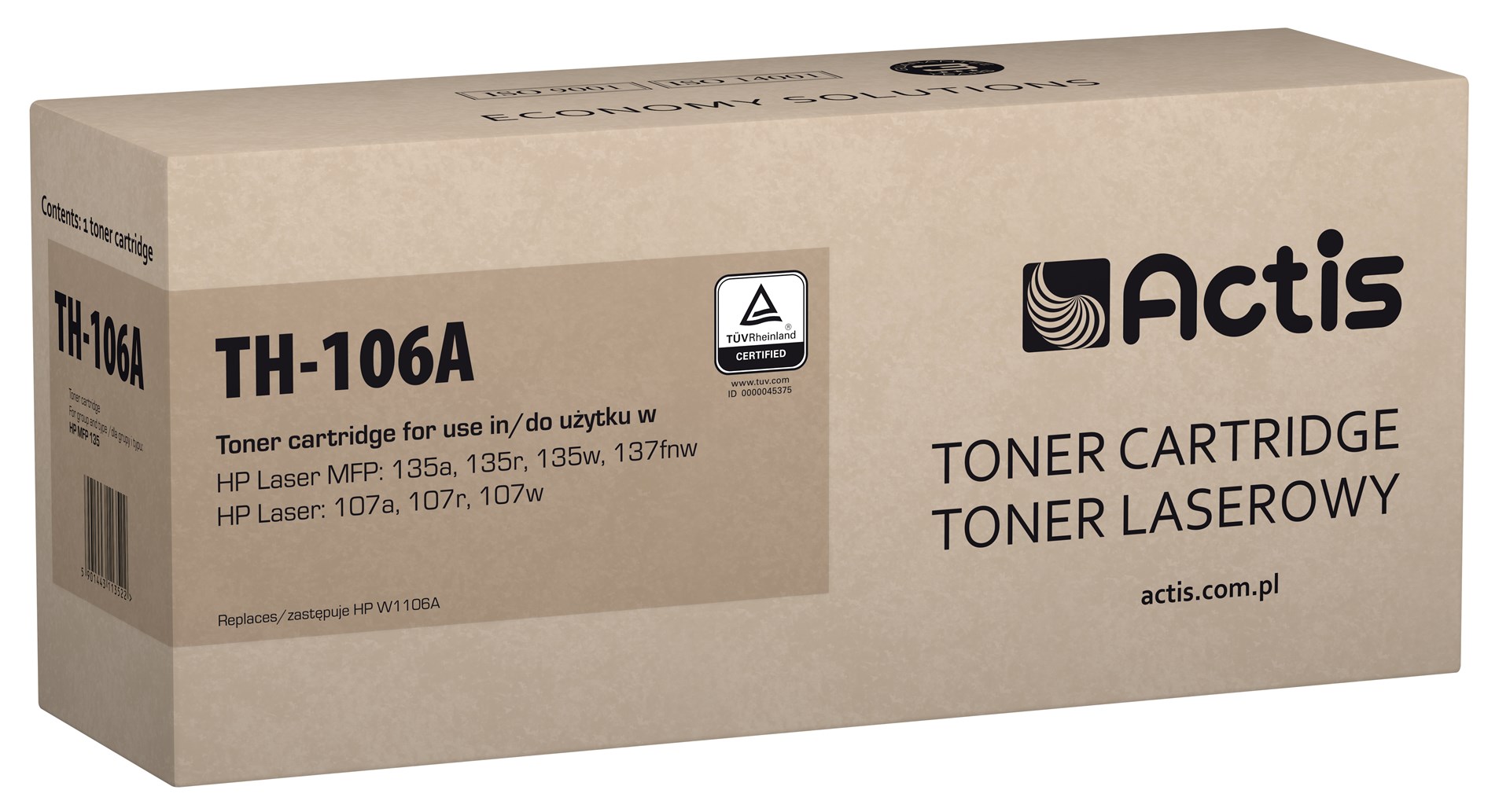 ACTIS  TH-106A toner (replacement for HP