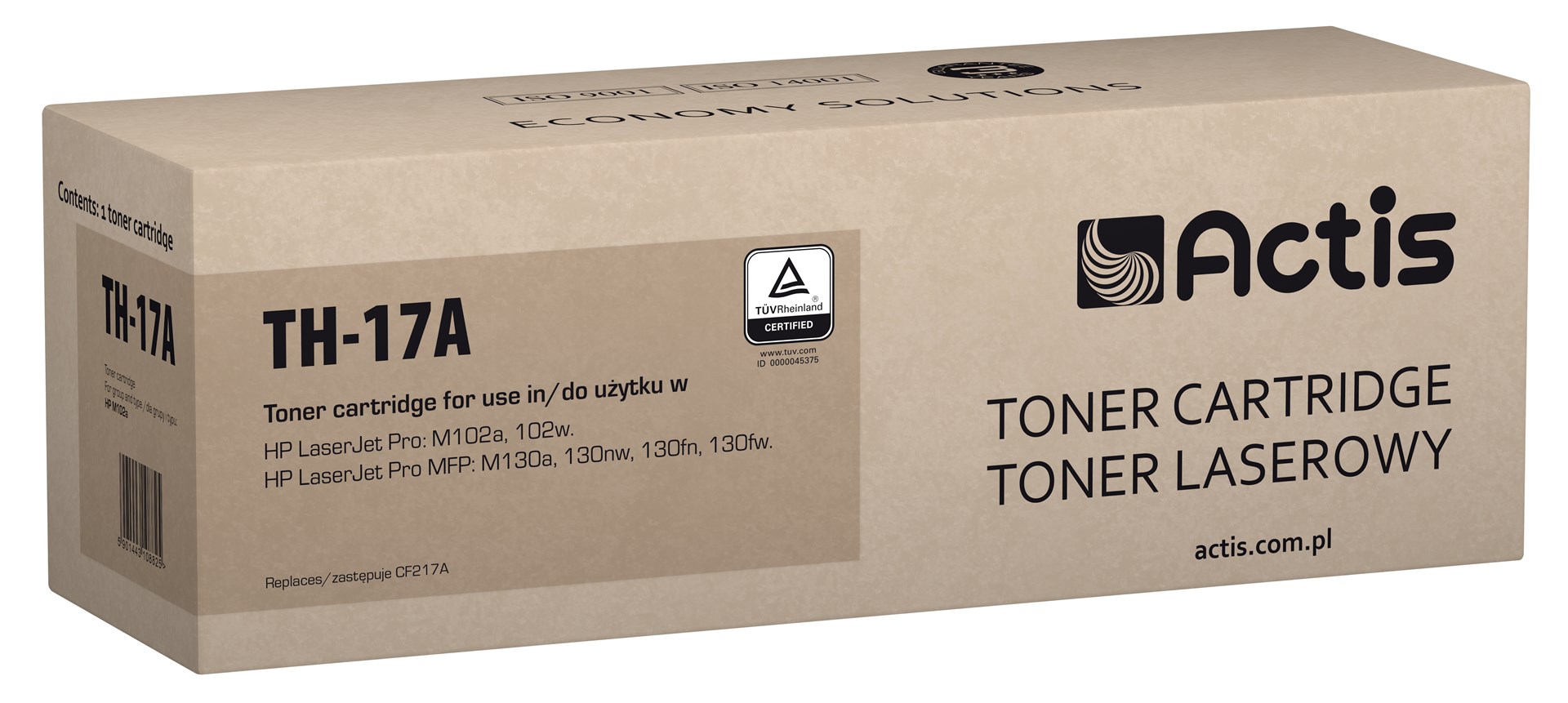 ACTIS TH-17A toner (replacement for HP