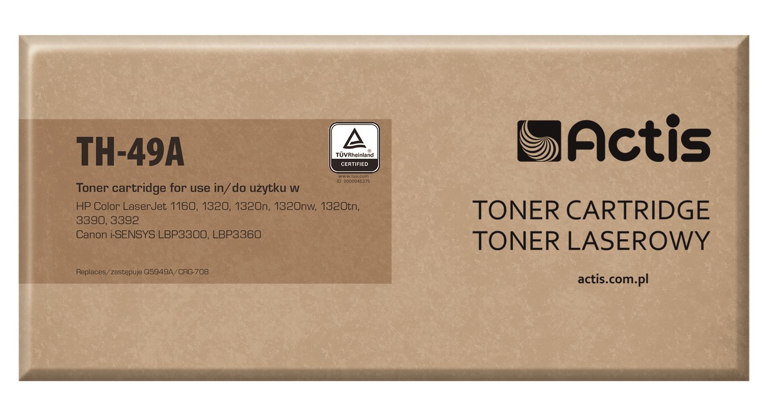 ACTIS  TH-49A Toner (replacement for HP