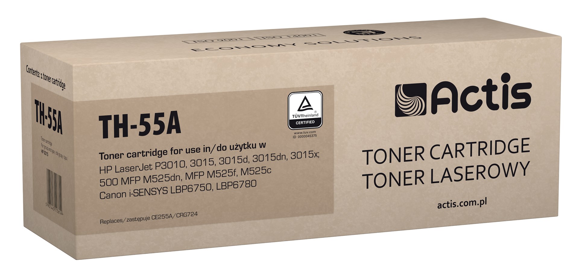 ACTIS  TH-55A toner (replacement for HP