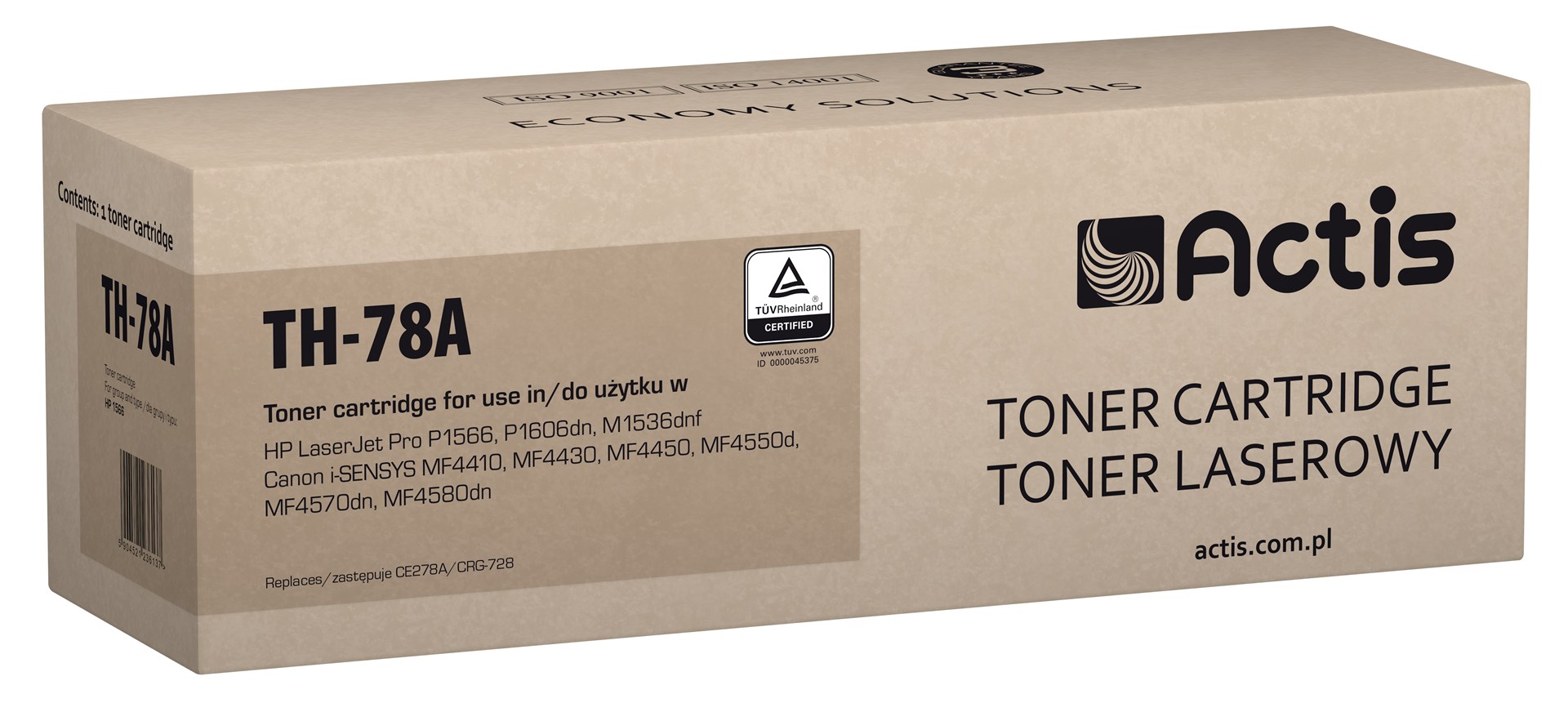ACTIS  TH-78A Toner (replacement for HP
