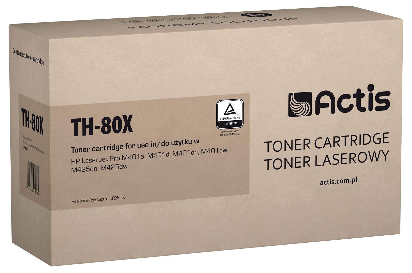 ACTIS  TH-80X Toner (replacement for HP