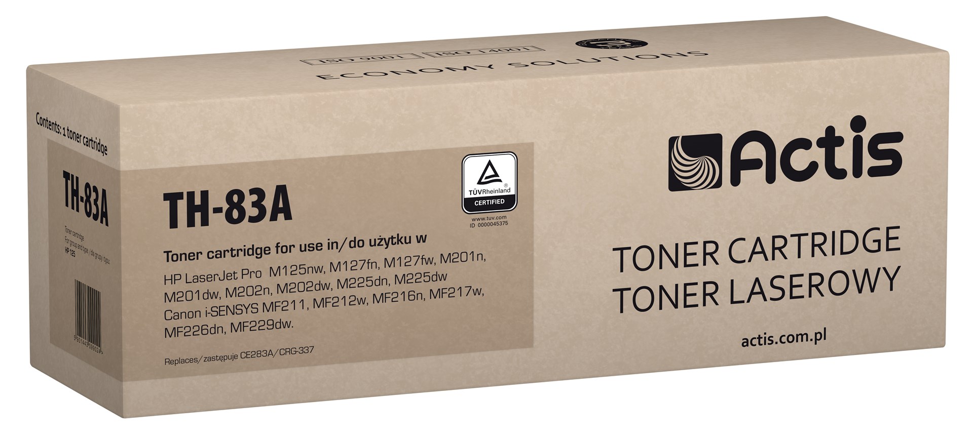 ACTIS  TH-83A Toner (replacement for HP
