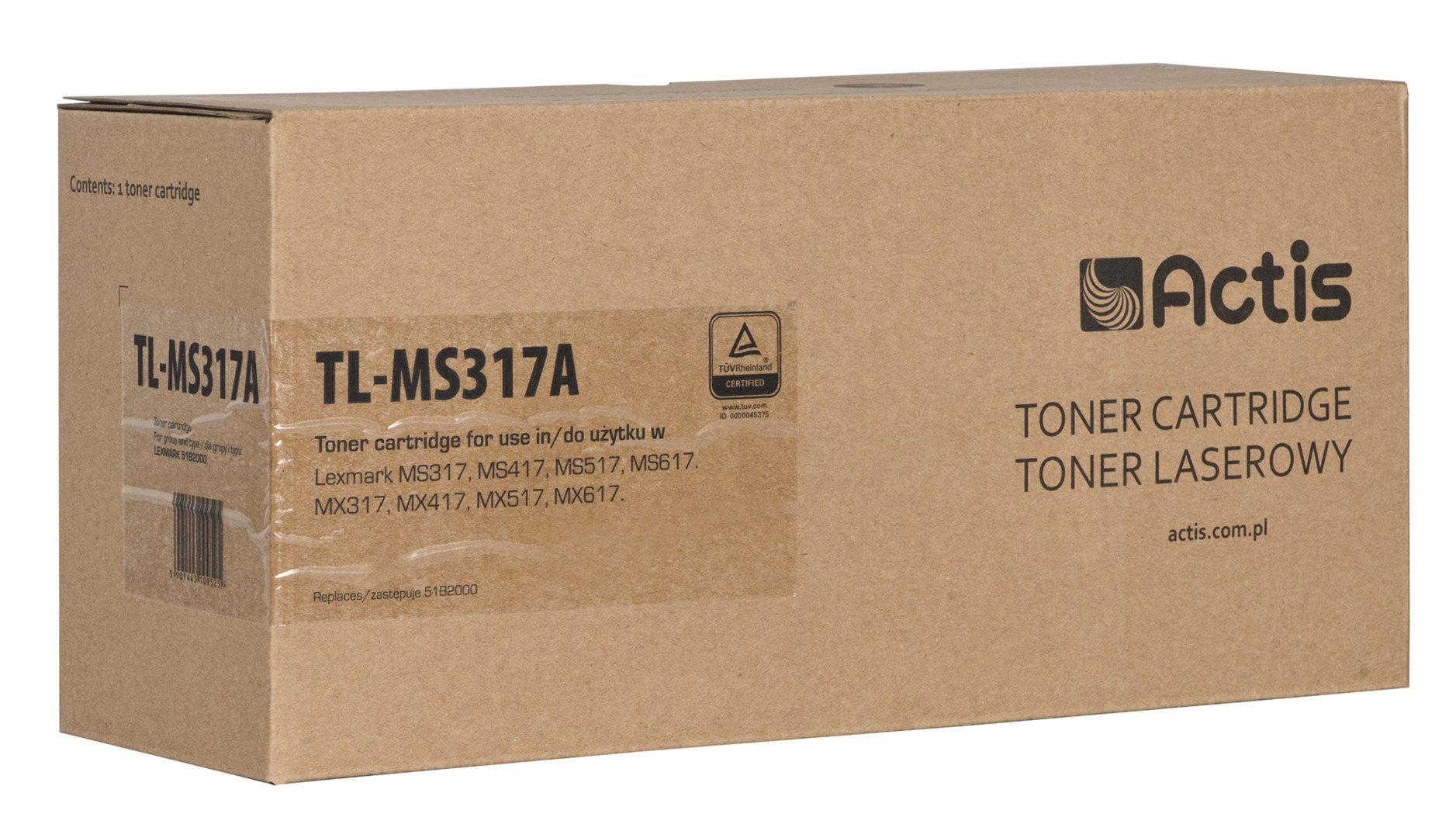 ACTIS  TL-MS317A toner (replacement for Lexmark