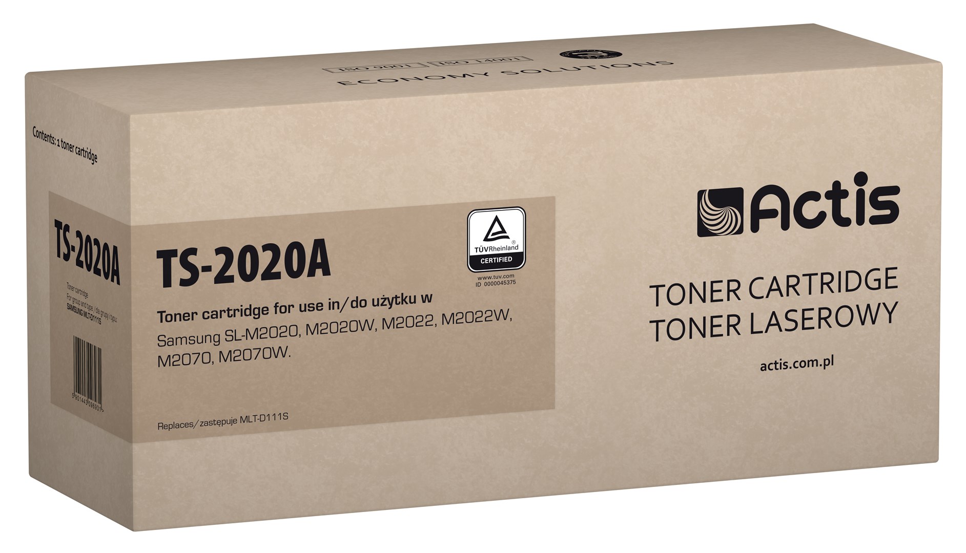 ACTIS  TS-2020A Toner (replacement for Samsung