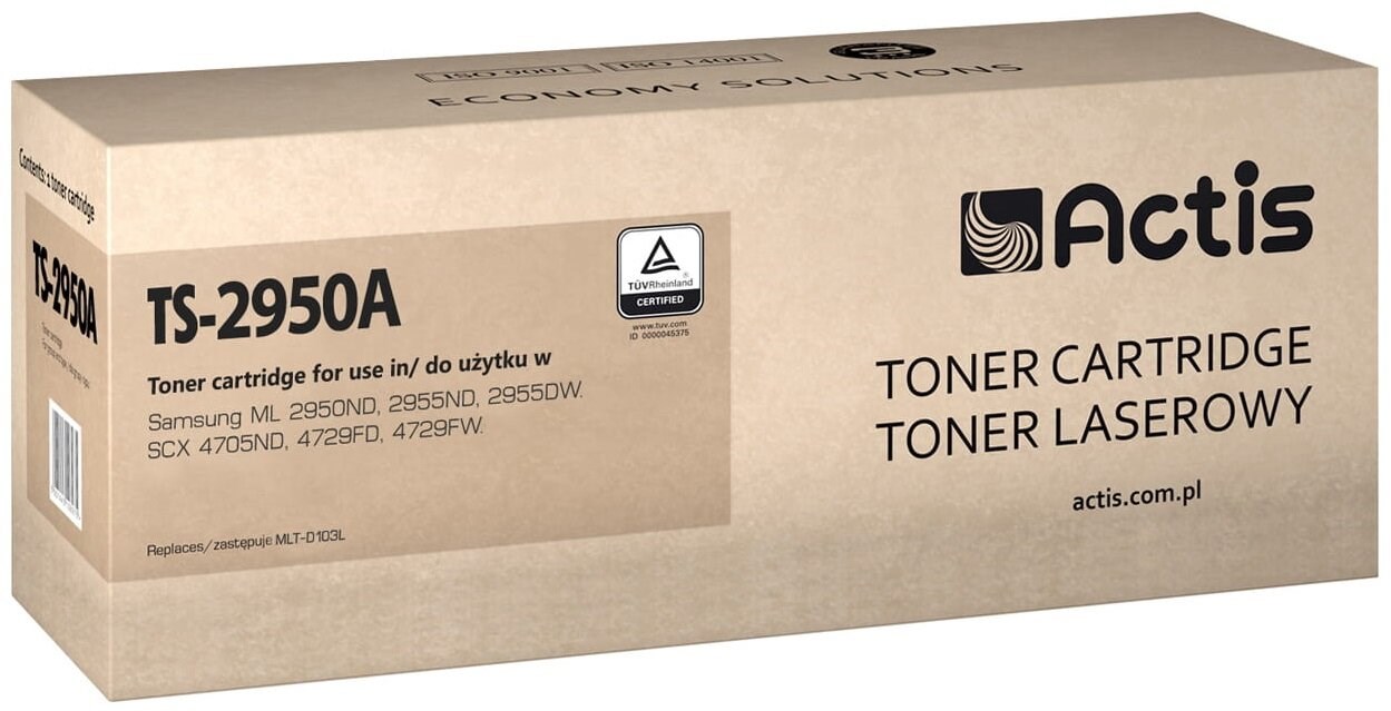 ACTIS  TS-2950A Toner (Replacement for Samsung