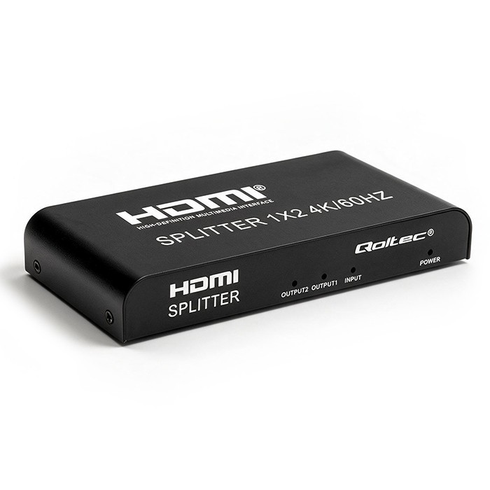 Qoltec  Active HDMI Splitter 2 x
