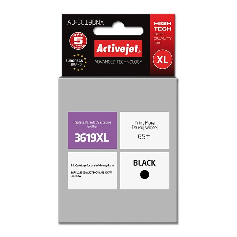 Activejet  AB-3619BNX ink (replacement for Brother