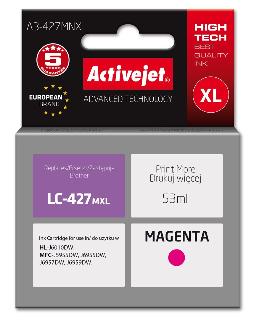 Activejet  AB-427MNX Brother printer ink cartridge
