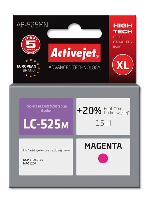 Activejet  AB-525MN ink (replacement for Brother