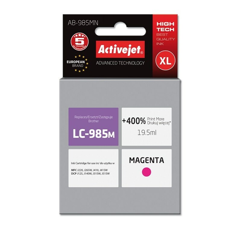 Activejet  AB-985MN Ink (Replacement for Brother
