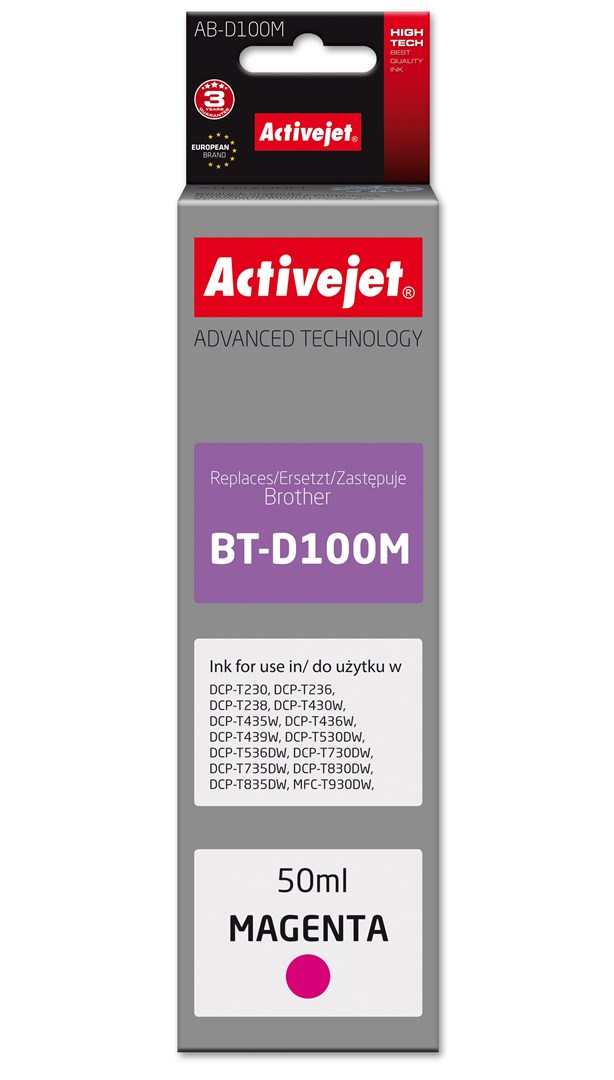 Activejet  AB-D100M Ink cartridge for Brother