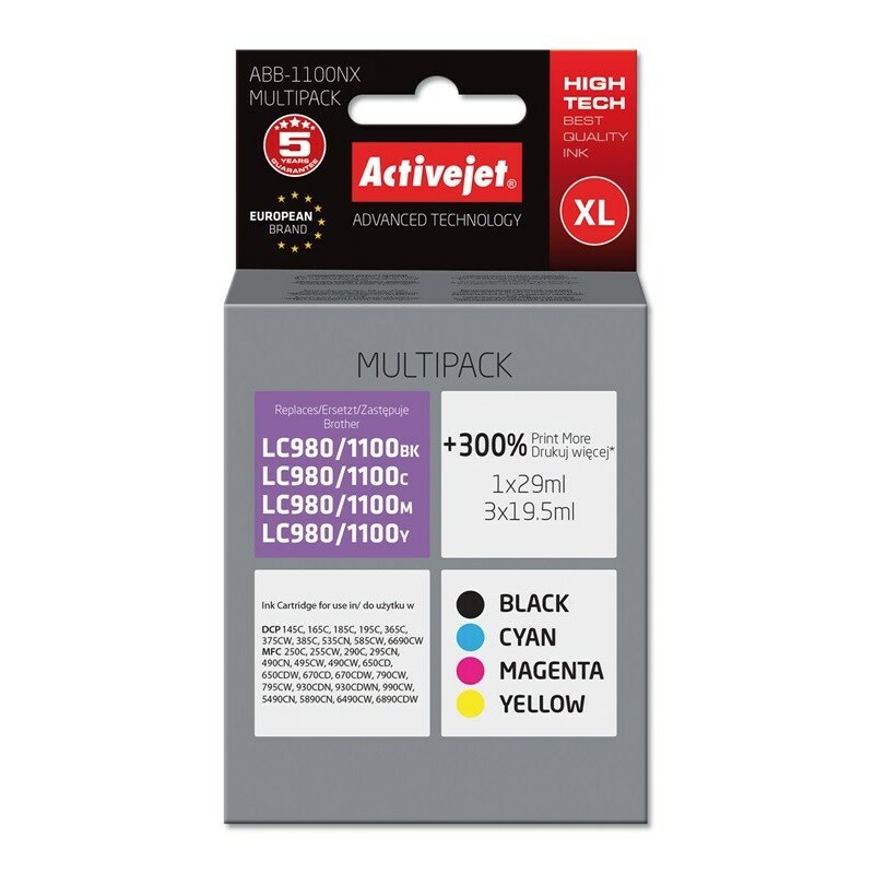 Activejet  ABB-1100NX Ink (replacement for Brother
