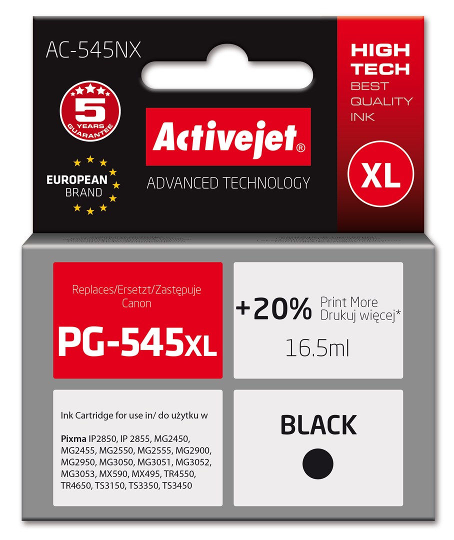 Activejet  AC-545NX Ink (replacement for Canon