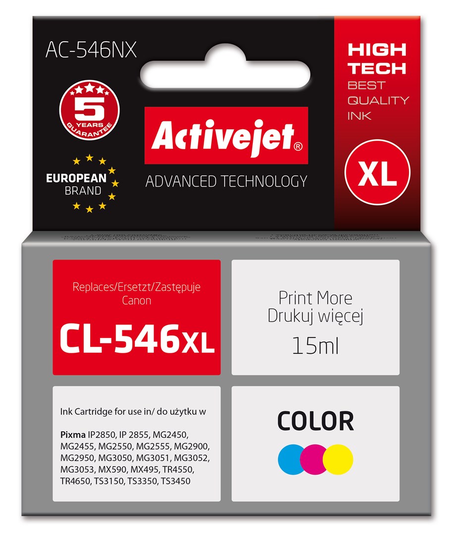 Activejet  AC-546NX Printer Ink for Canon