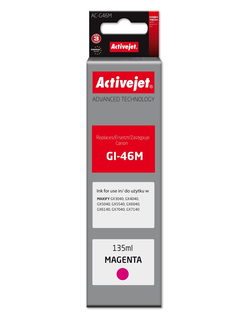 Activejet  AC-G46M Ink cartridge for Canon